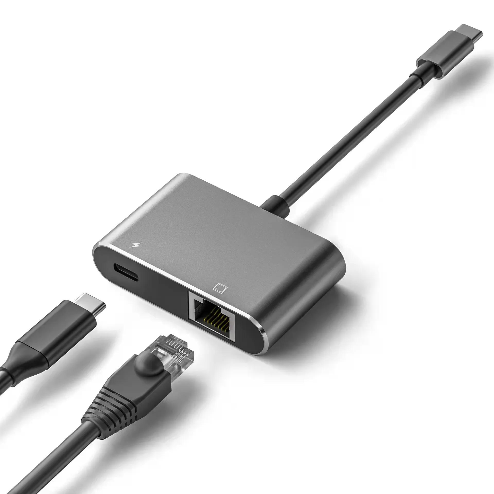 USB C to RJ45 ̴ LAN  Ʈũ , ƺ ǽ USB C ġ  ̺ , OTG ̴ USBC, 1000Mbps